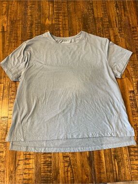 FLX Women’s Essential Restore Tee - Size M - Smoky Denim